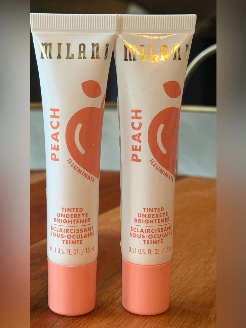 Set of 2 Milani Illuminate Peach Tinted Undereye Brightener - 0.51 fl. oz